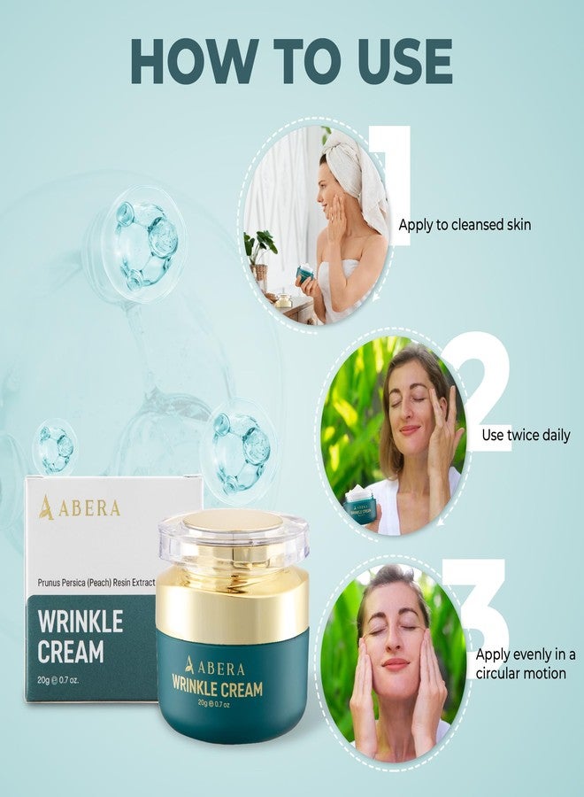 ABERA Anti-Wrinkle Face Cream, Anti-Aging Moisturizer for Fine Lines & Wrinkles, Hydrating Face Cream for Sensitive Skin, 0.7oz - Image 5